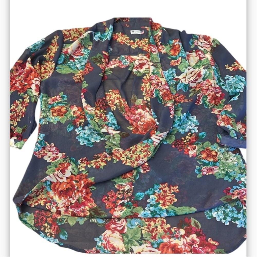KUT wrap chiffon blouse